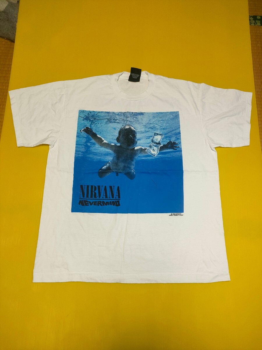USA製 nirvana サイズXL カート・コバーン バンドTシャツ ニルヴァーナ グランジ サウンドガーデン の画像1