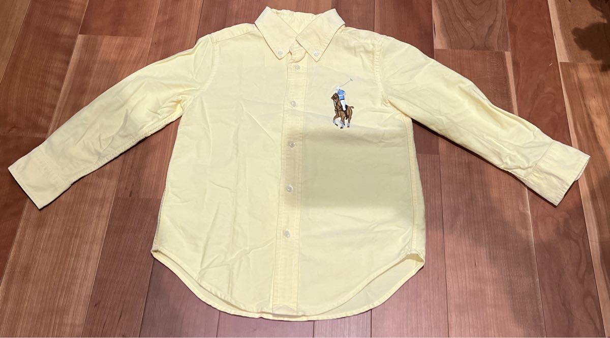 Ralph Lauren ラルフローレン キッズ 4T 長袖シャツ シャツ セレモニー　イエロー