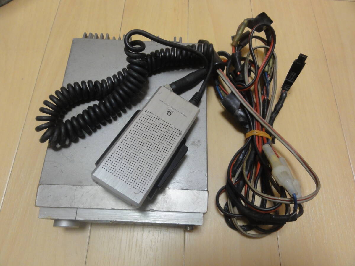 【通電】クラリオン パーソナル無線 JC9 付属マイク、電源コード 傷汚れ多い_画像3