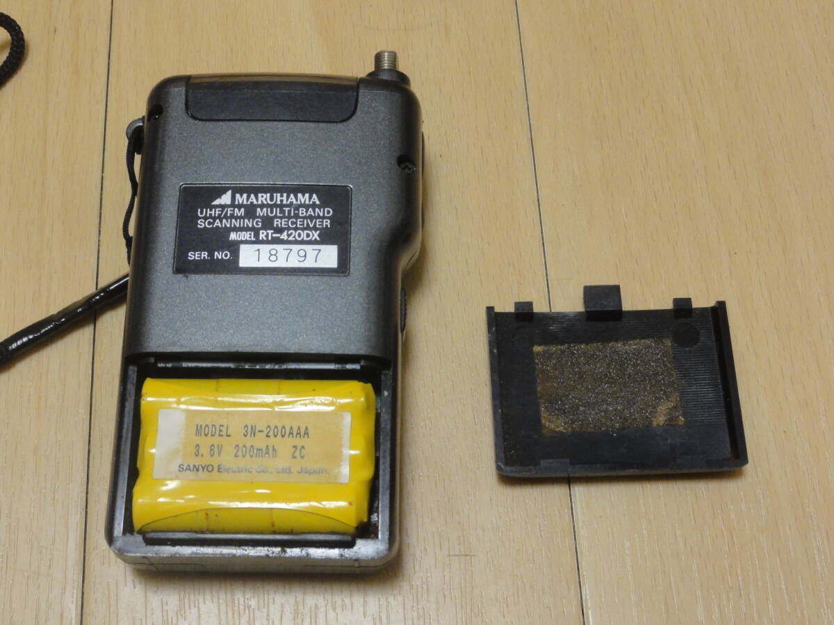 【訳あり】MARUHAMA マルハマ UHF帯FM受信機 RT-420DXの画像4