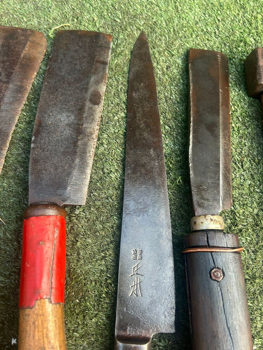  японский кухонный нож топорик nata[ комплект 15]