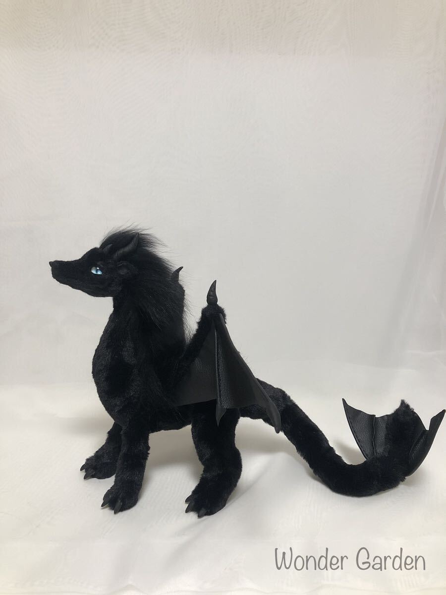 アートドール ハンドメイド  漆黒のドラゴン ぬいぐるみの画像4