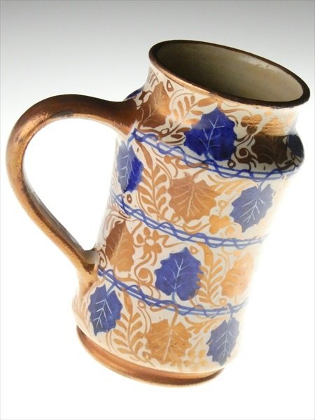 n97 キリンビアマグコレクション 地中海陶器シリーズ マニセス ラスター彩 ビアマグ ジョッキの画像3