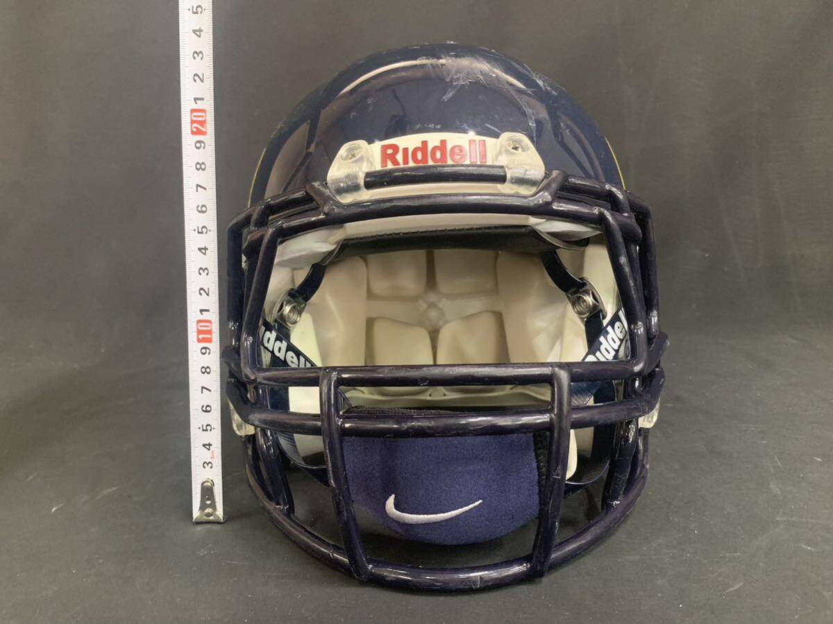 アメリカンフットボール ヘルメット Riddell リデル QB club アメフト 防具/現状渡しの画像10