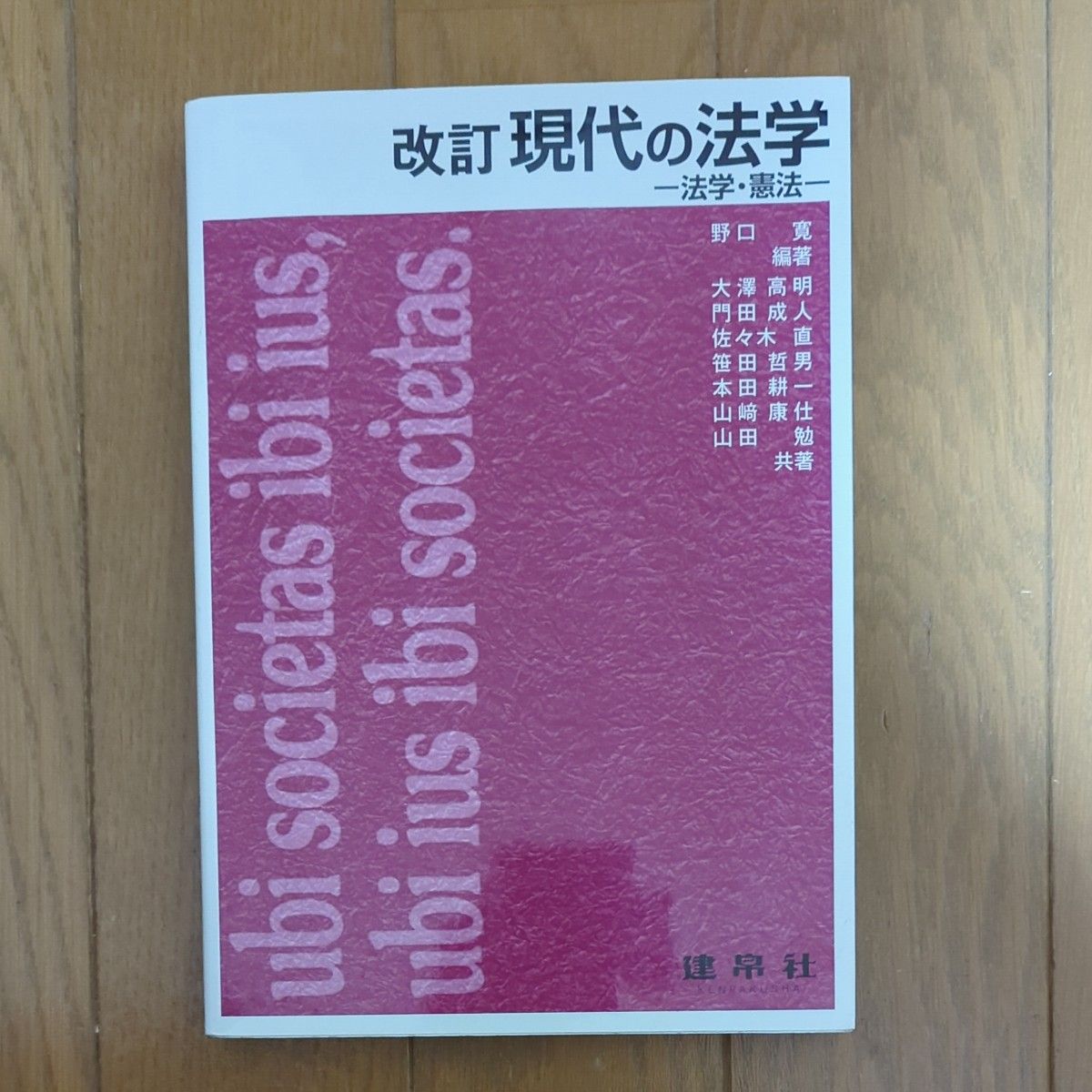 現代の法学　法学・憲法 （改訂） 野口寛／編著　大沢高明／〔ほか〕共著