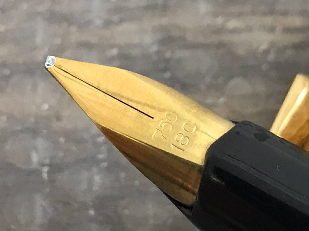 13213/ PELIKAN/ペリカン 万年筆 ペン先750 30 ROLLED GOLD キャップ ビンテージ 万年筆_画像6