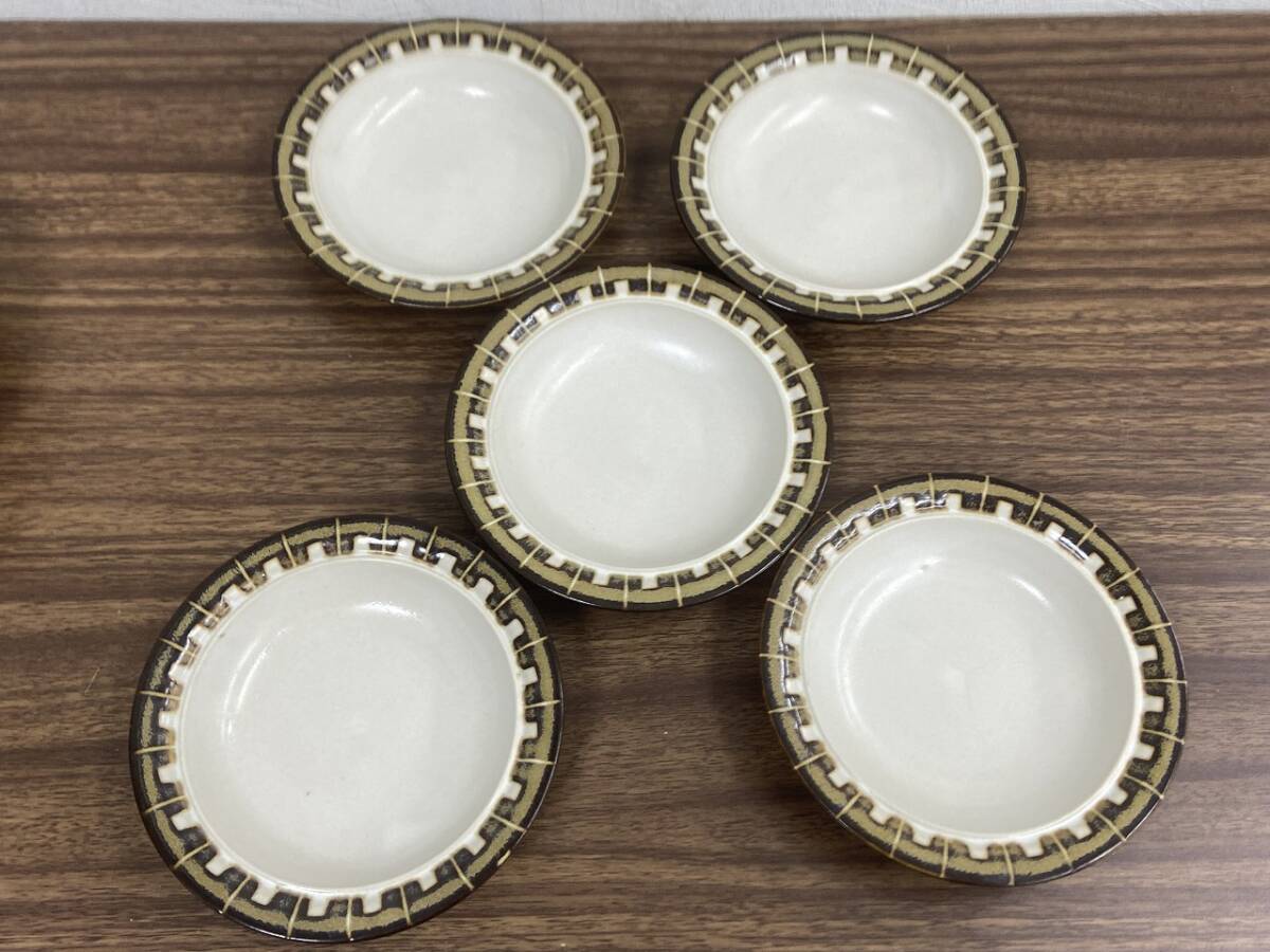 在栗⑤★KASUGA STONE SHOWA 昭和製陶 食器 取り皿 皿 小皿 おまとめ 各5客セットの画像7