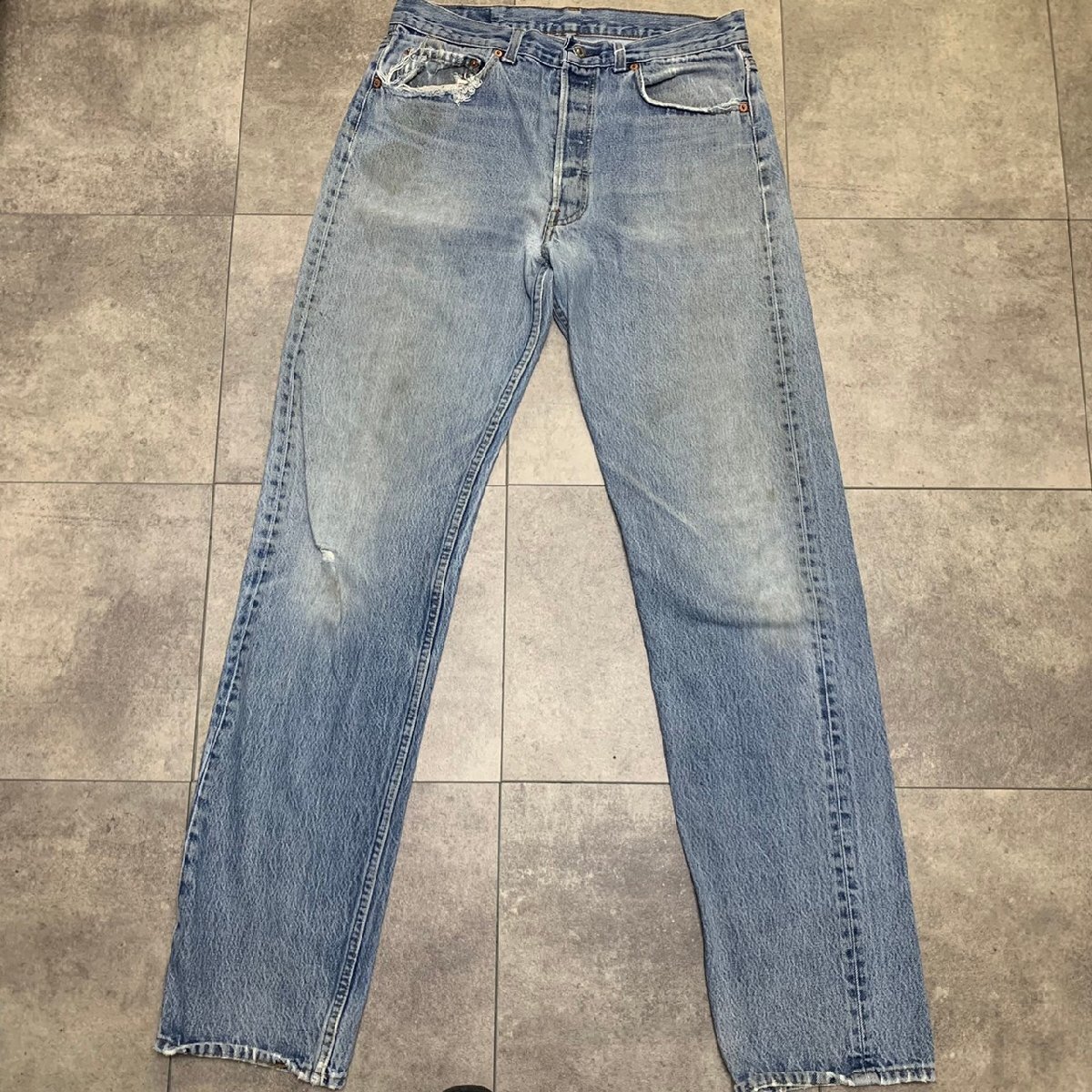 USA製 80年代 Levi's 501 ビンテージ デニム 34×36 刻印532 MADE IN USA 80sの画像1