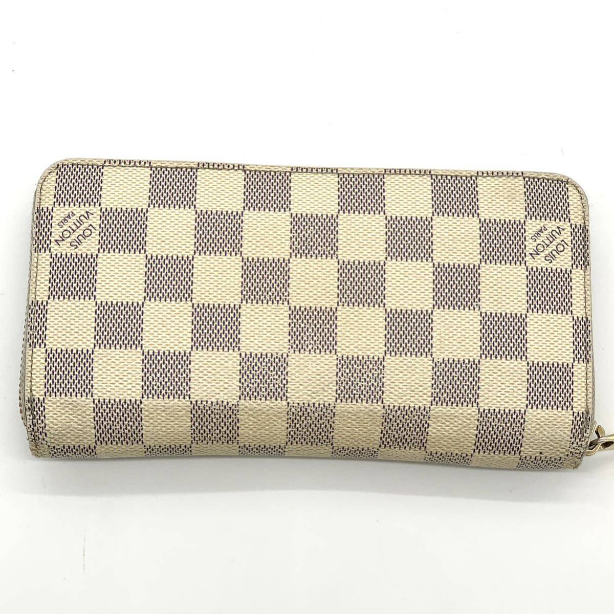 美品【超希少】ルイヴィトン LOUISVUITTON ダミエ アズール ジッピーウォレット バルーン 気球 wallet メンズ レディース ラウンドジップの画像3