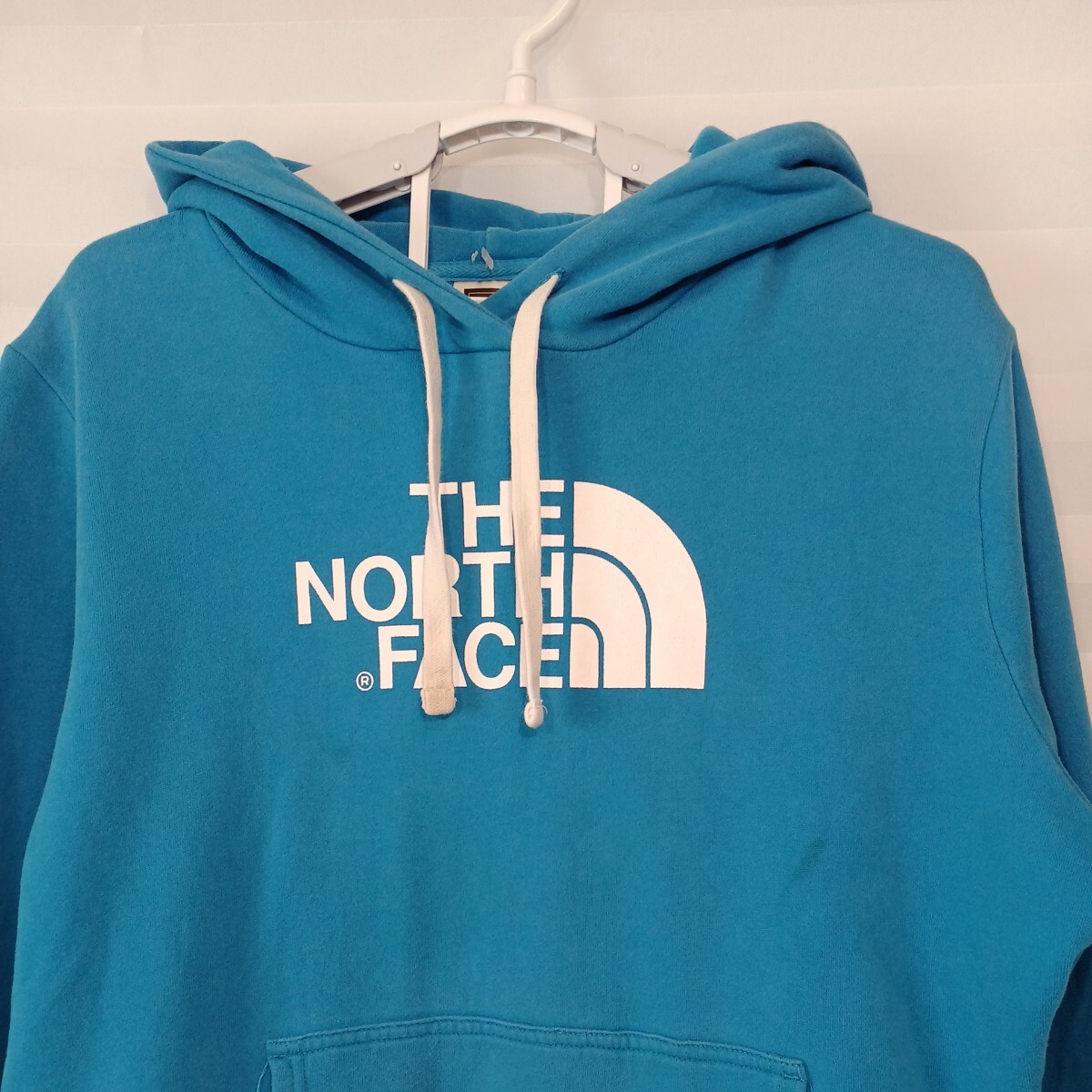 zal-103! б/у одежда The North Face THE NORTH FACE женский тренировочный тянуть over Parker * розовый L размер * есть дефект 