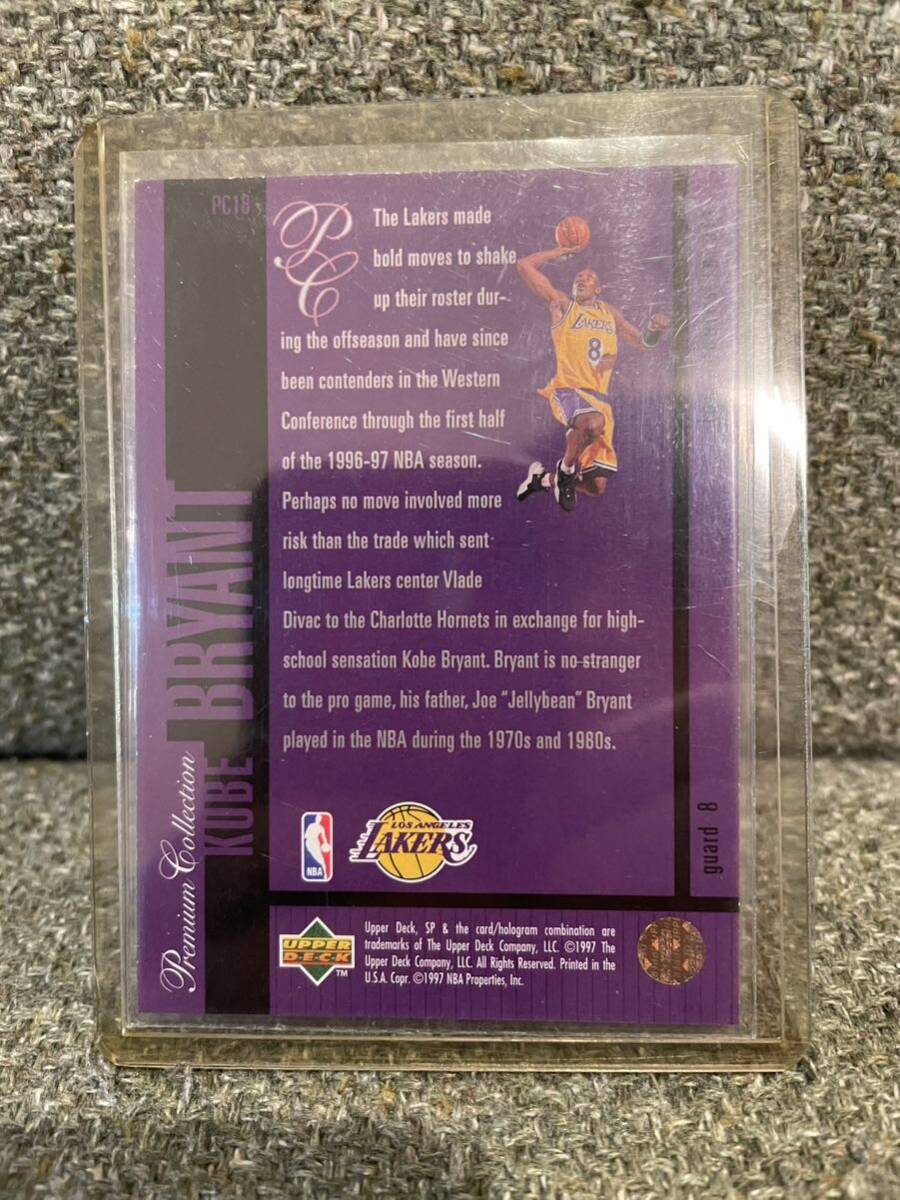 ★レア★NBA 1997 upper deck SP Premium collection Kobe Bryant コービー ブライアント PC18_画像2