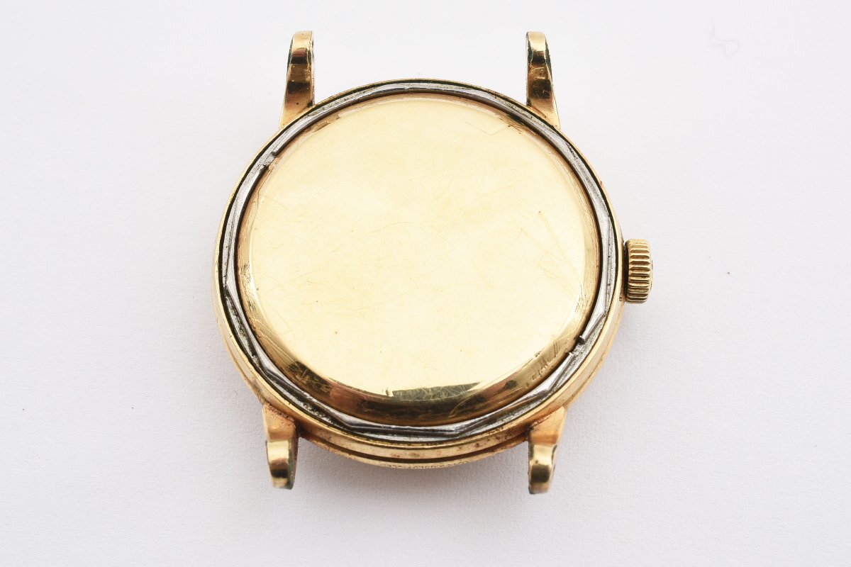 稼働品 オメガ スモセコ ラウンド ゴールド アンティーク 手巻き メンズ 腕時計 OMEGAの画像7