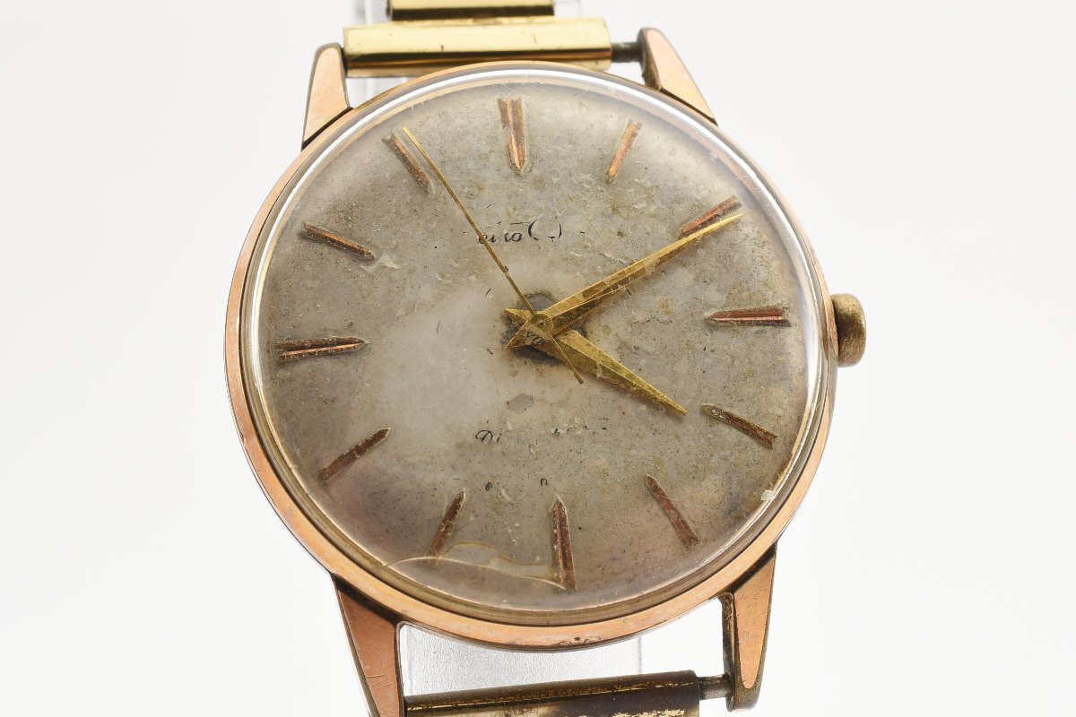 セイコー クラウン ゴールド J14096 手巻き メンズ 腕時計 SEIKOの画像1