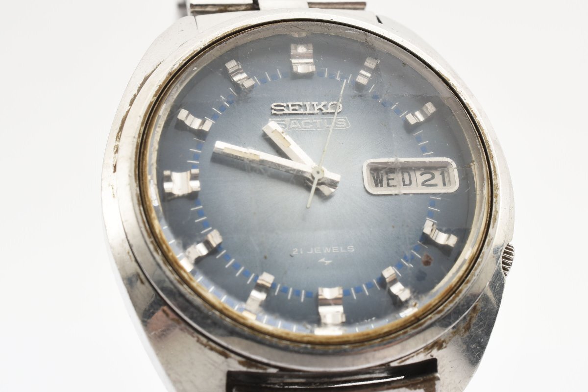 稼働品 セイコー アクタス デイデイト カットガラス 7019-7210 自動巻き メンズ 腕時計 SEIKOの画像1