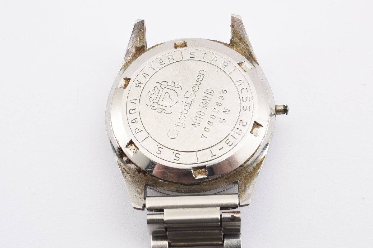シチズン クリスタルセブン デイデイト 2813-T 自動巻き メンズ 腕時計 CITIZEN_画像8