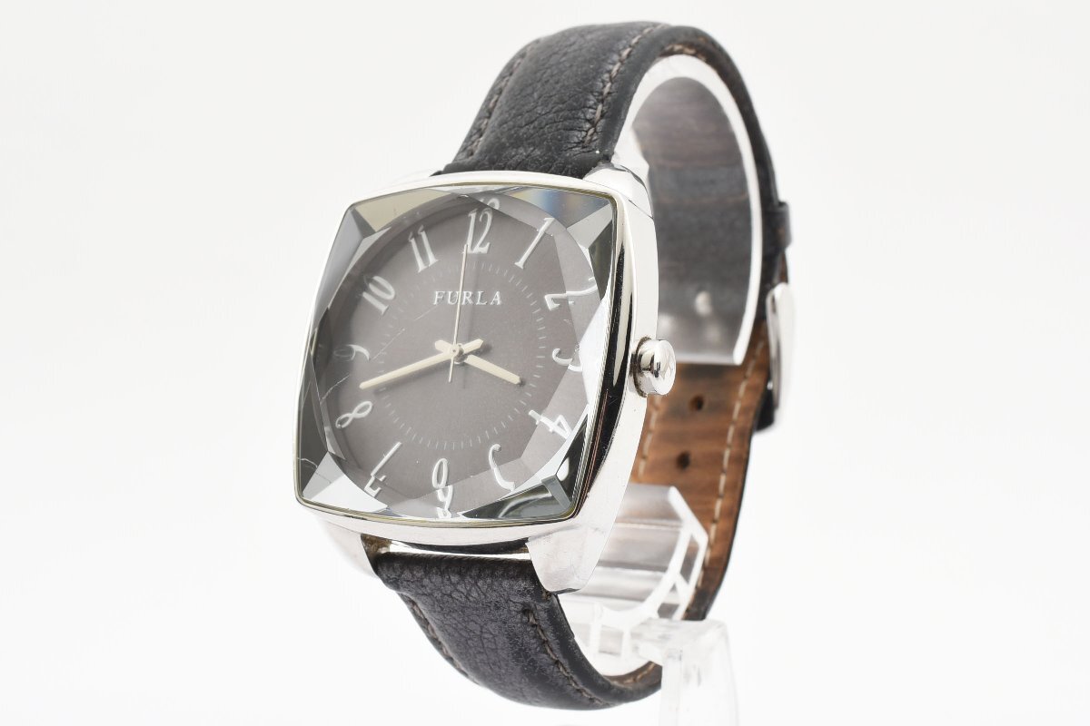 フルラ カットガラス クォーツ メンズ 腕時計 FURLAの画像2