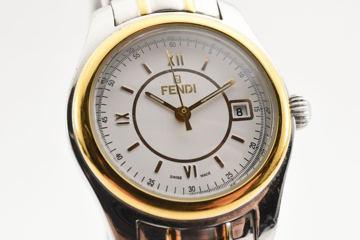 フェンディ 210L デイト クォーツ レディース 腕時計 FENDI_画像1