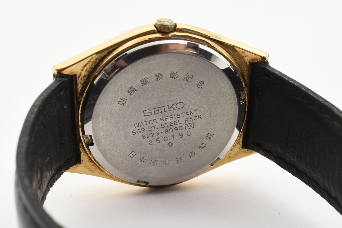 セイコー タイプⅡ デイデイト ラウンド 8223-8090 クオーツ メンズ 腕時計 SEIKO_画像3