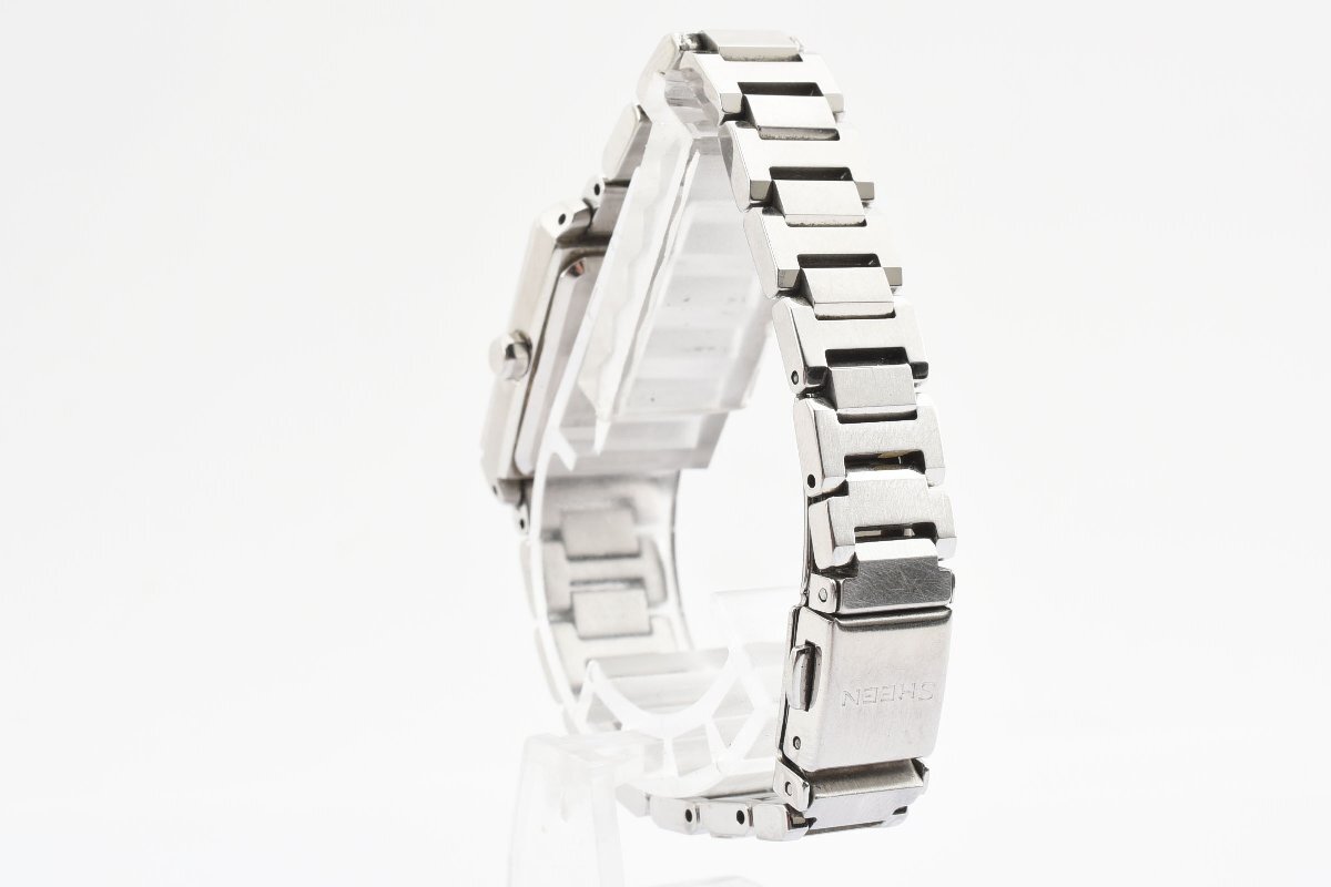 カシオ シーン スクエア SHE-4503 ソーラ レディース 腕時計 CASIOの画像4