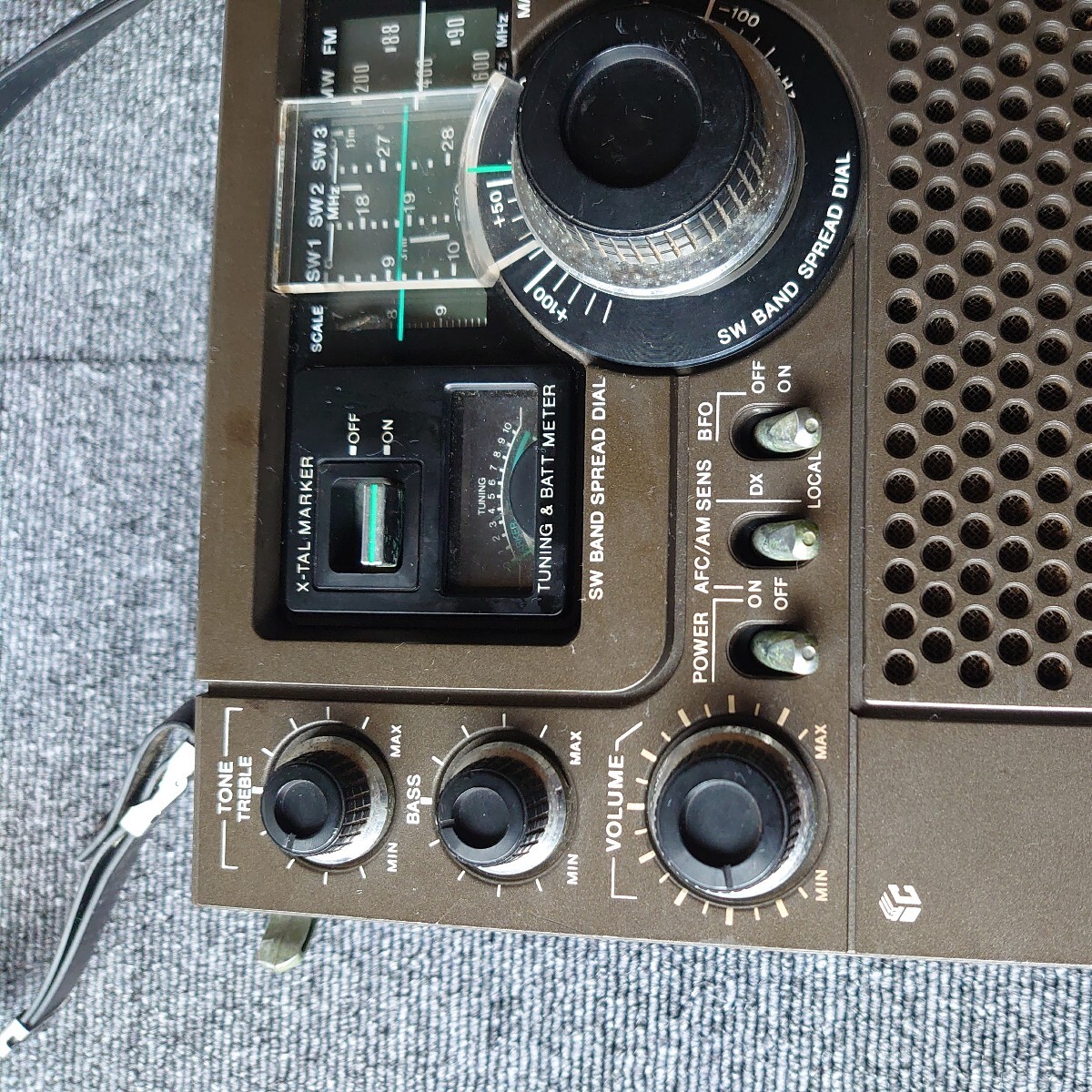 SONY ICF-5900 ラジオ レシーバー ジャンク品 スカイセンサーの画像5