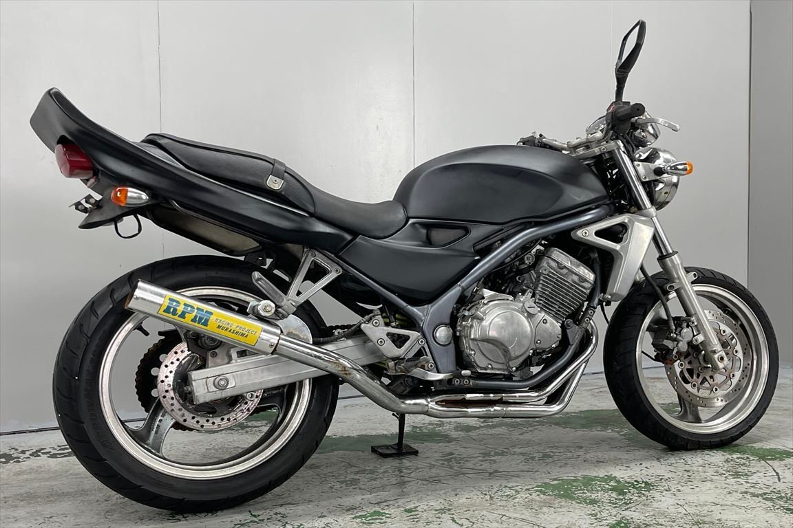 バリオス 売り切り！１円スタート！レストアベース、部品取りにおすすめ！ZR250A！1991年！社外マフラー！リアカウル！全国配送！福岡佐賀_画像2