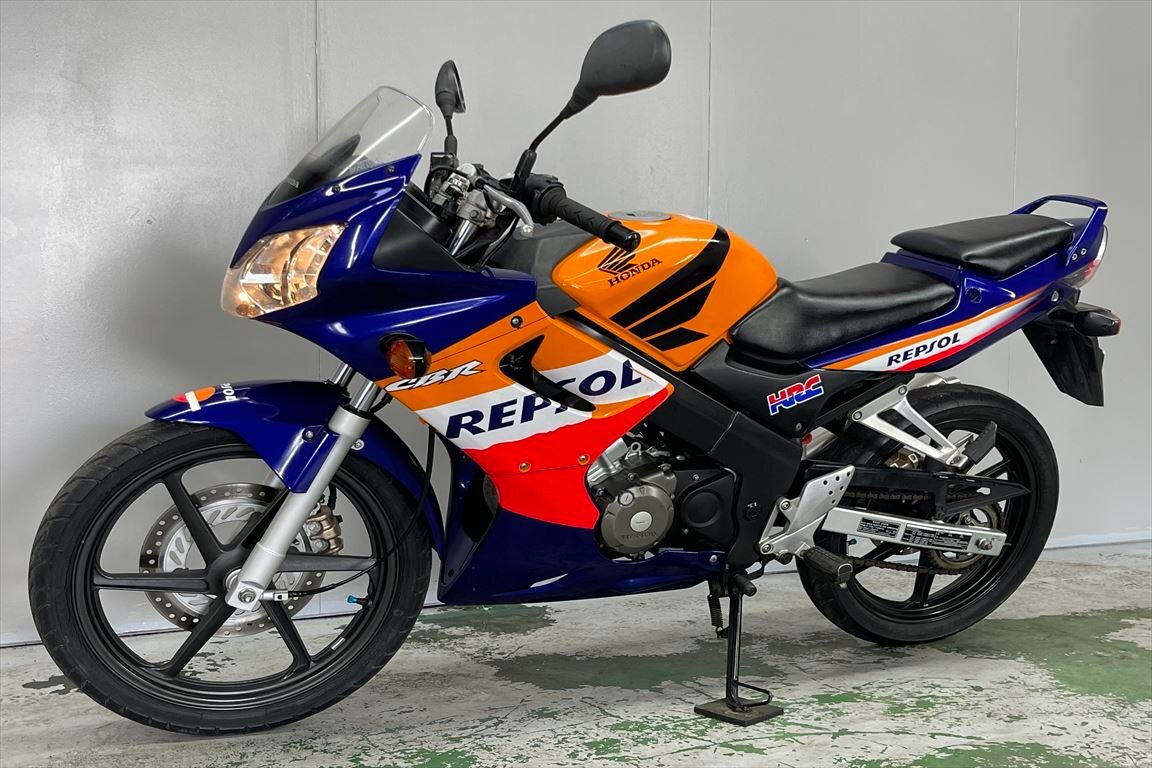 CBR125R 売り切り！１円スタート！☆始動動画有☆エンジン好調！JC34！ノーマル！レプソルカラー！全国配送！福岡佐賀 検）CB125 原付二種_画像6