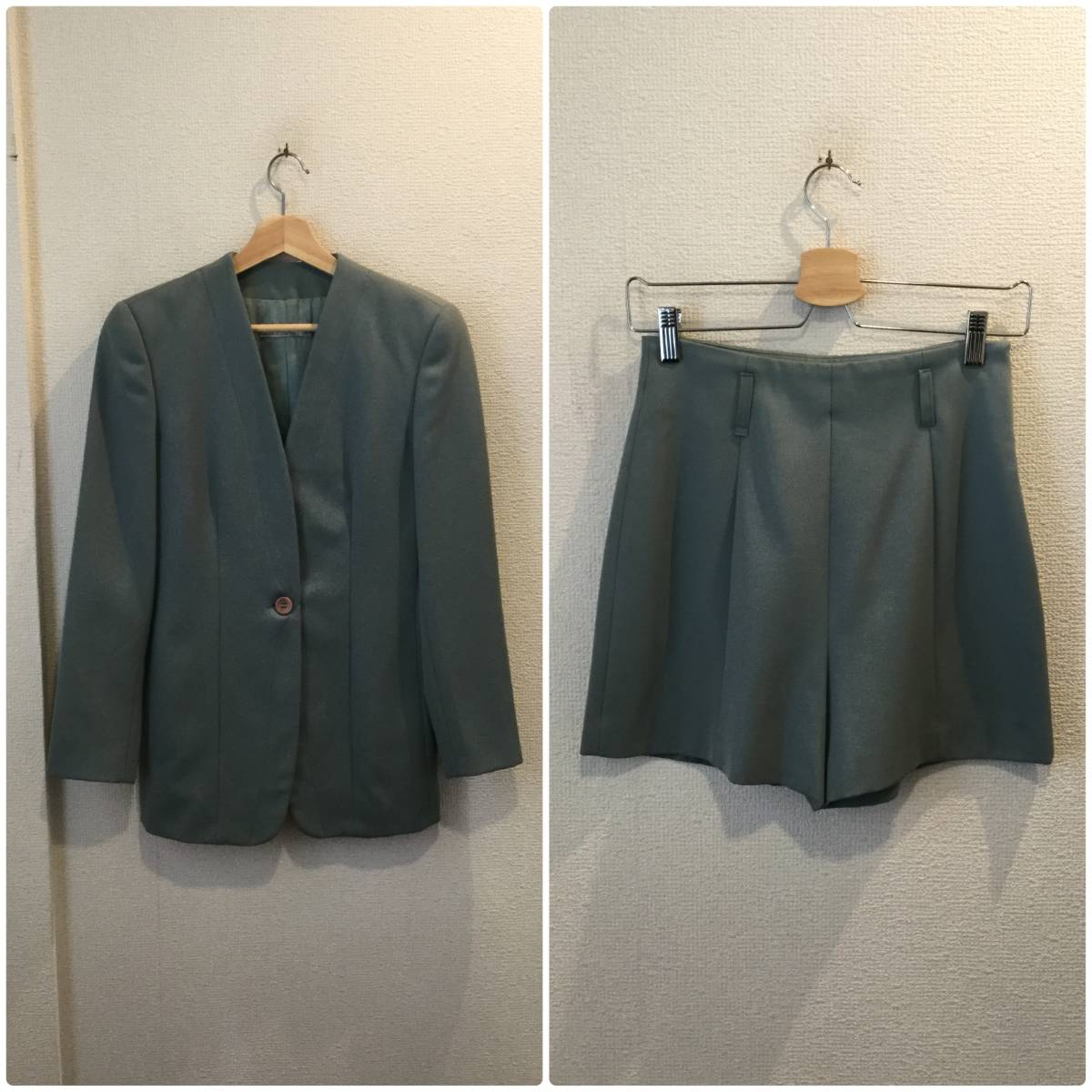 【おまけ付】 エンポリオアルマーニ 1つ釦ノーカラージャケットセットアップ/パンツスーツ その他 【おまけ付】 エンポリオアルマーニ 1つ釦ノーカラージャケットセットアップ/パンツスーツ その他
