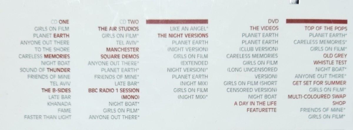 デュラン・デュラン　「Duran Duran」　2CD ＋ DVD BOX仕様　解説書、ポスター、ポストカード 付き_画像3