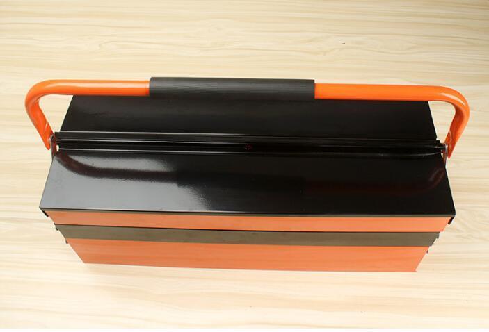 ящик для инструментов 3 ступенчатый обе открытие тип ящик для инструментов стальной 42cm место хранения 5. место orange × черный гараж кемпинг LB-200 классификация 80S