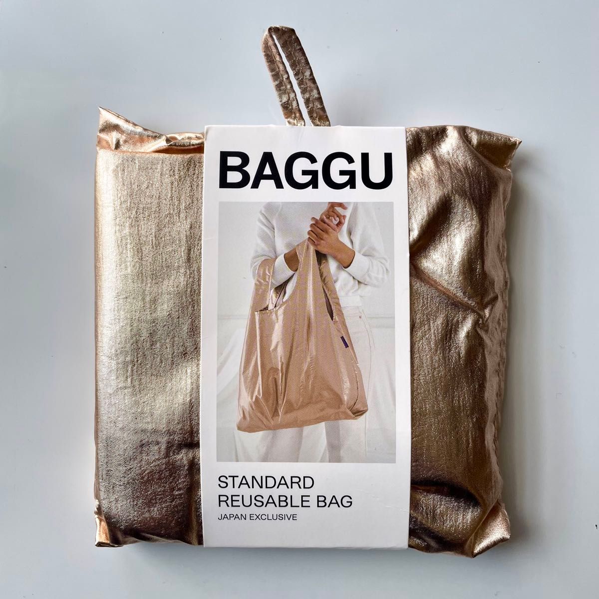 STANDARD BAGGU　メタリック ピンクゴールド　廃番