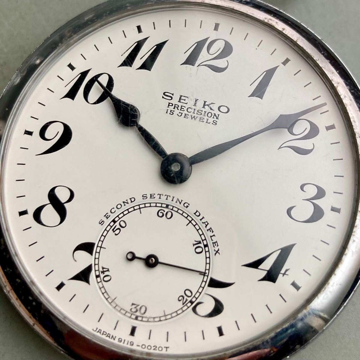 【動作品】セイコー SEIKO 懐中時計 1969年 昭和44年 手巻き 中国支