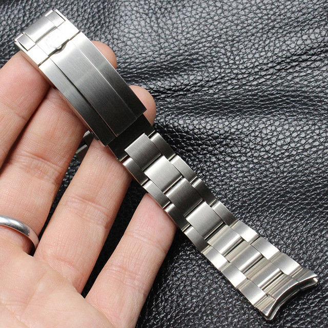  высший класс ROLEX Rolex сменный для наручные часы ремень глубокий si- модель нержавеющая сталь установка ширина 20mm brush отделка 