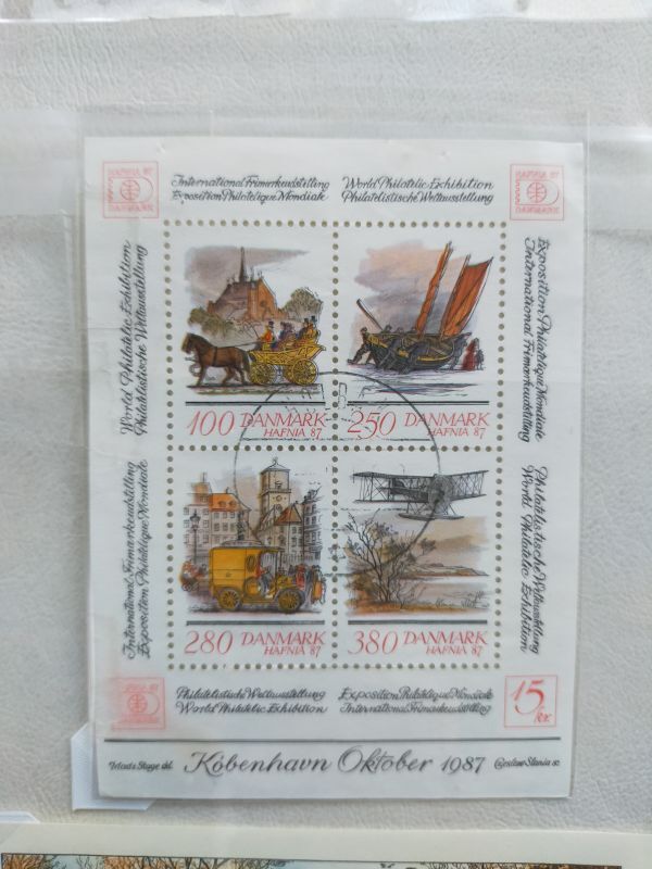 【知】外国切手 デンマーク小型５００枚＋2s/s 記念主体(済) 大量 おまとめ お家で過ごそう 切手を楽しもう /2659の画像6