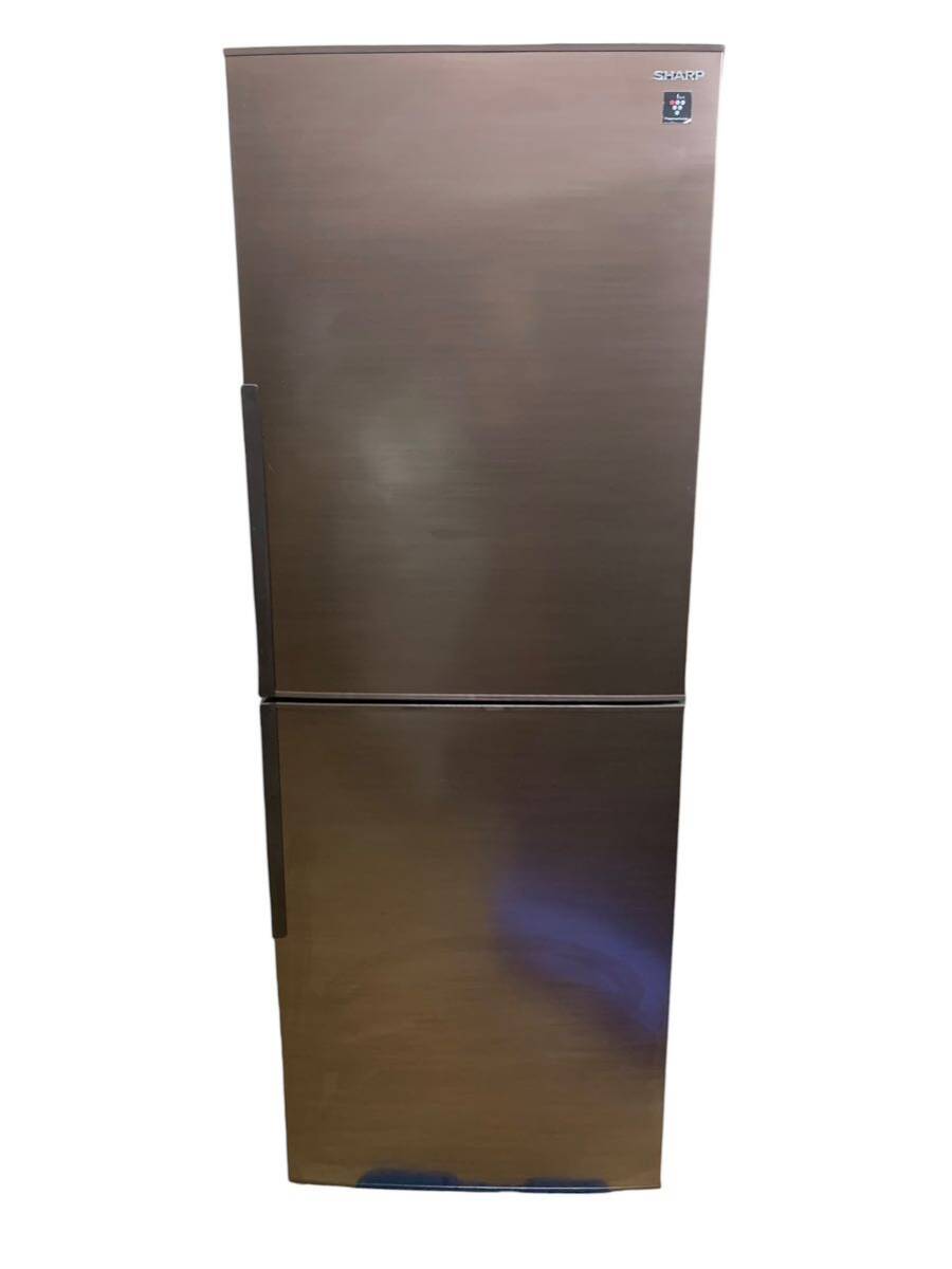 シャープ SHARP 2ドア 冷蔵庫 冷凍冷蔵庫 ノンフロン冷凍冷蔵庫 SJ-PD28E-T 280L 2019年製 プラズマクラスターの画像1