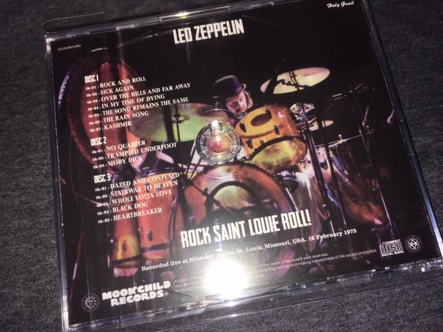 ●Led Zeppelin - Rock Saint Louie Roll! : Moon Child プレス3CD_画像2