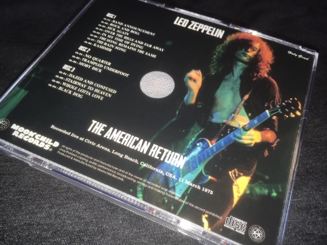 ●Led Zeppelin - The American Return : Moon Childプレス3CDの画像2