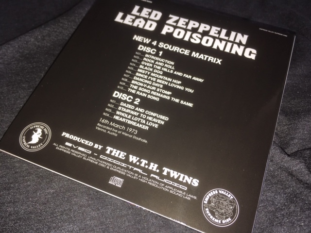 ●Led Zeppelin - Lead Poisoning : Empress Valley 2CD紙ジャケットの画像2