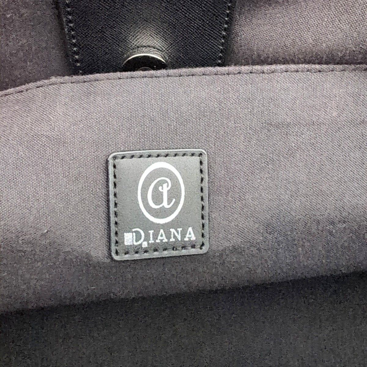 DIANA トートバッグ ビジネスバッグ ブラック 黒 レザー レディース アルテミスバイダイアナ ハンドバッグ