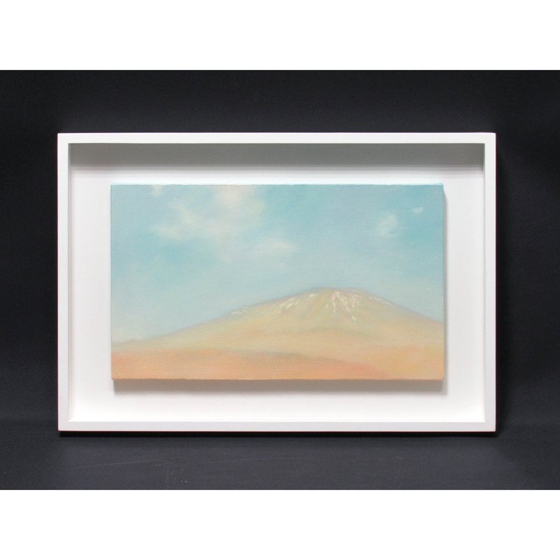 【GINZA絵画館】村上紘一　油絵６号「谷地の空」山・いやし系・気鋭作家・１点もの　KY11X5A1K4U7A