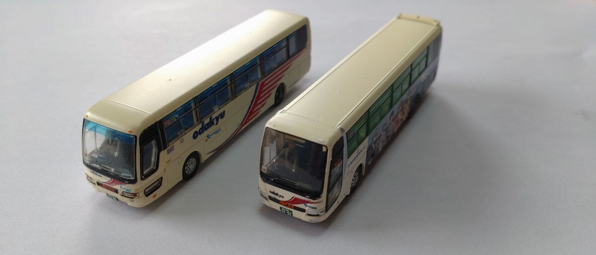 TOMYTEC バスコレクション 小田急箱根高速バス エヴァンゲリオンラッピングバス ２号機 運行記念セット_画像2