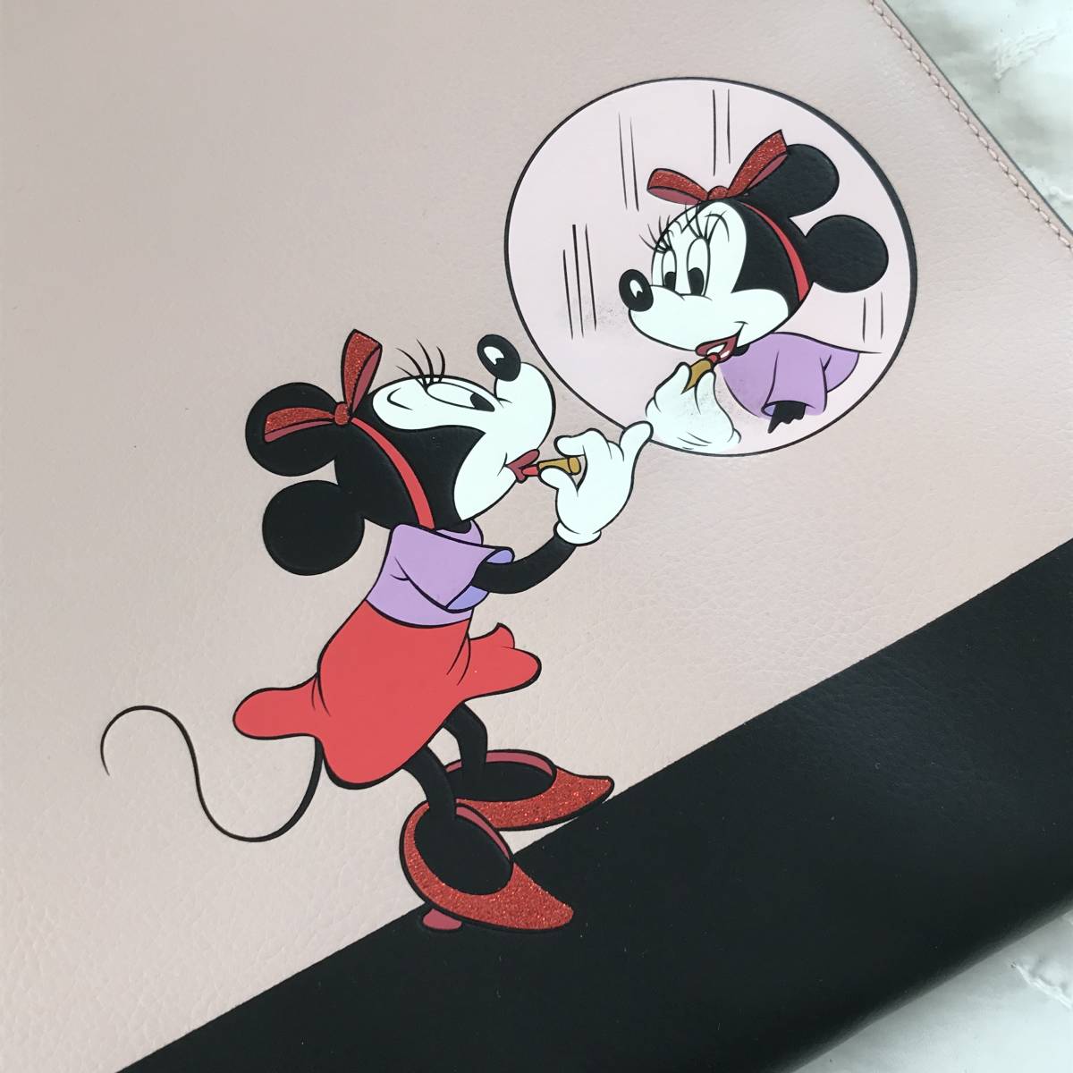 kate spade×Disney ディズニー × ケイトスペード ニューヨーク ミニー マウス コラボ 限定 ノートPCケース パソコン ケース バッグ _画像3