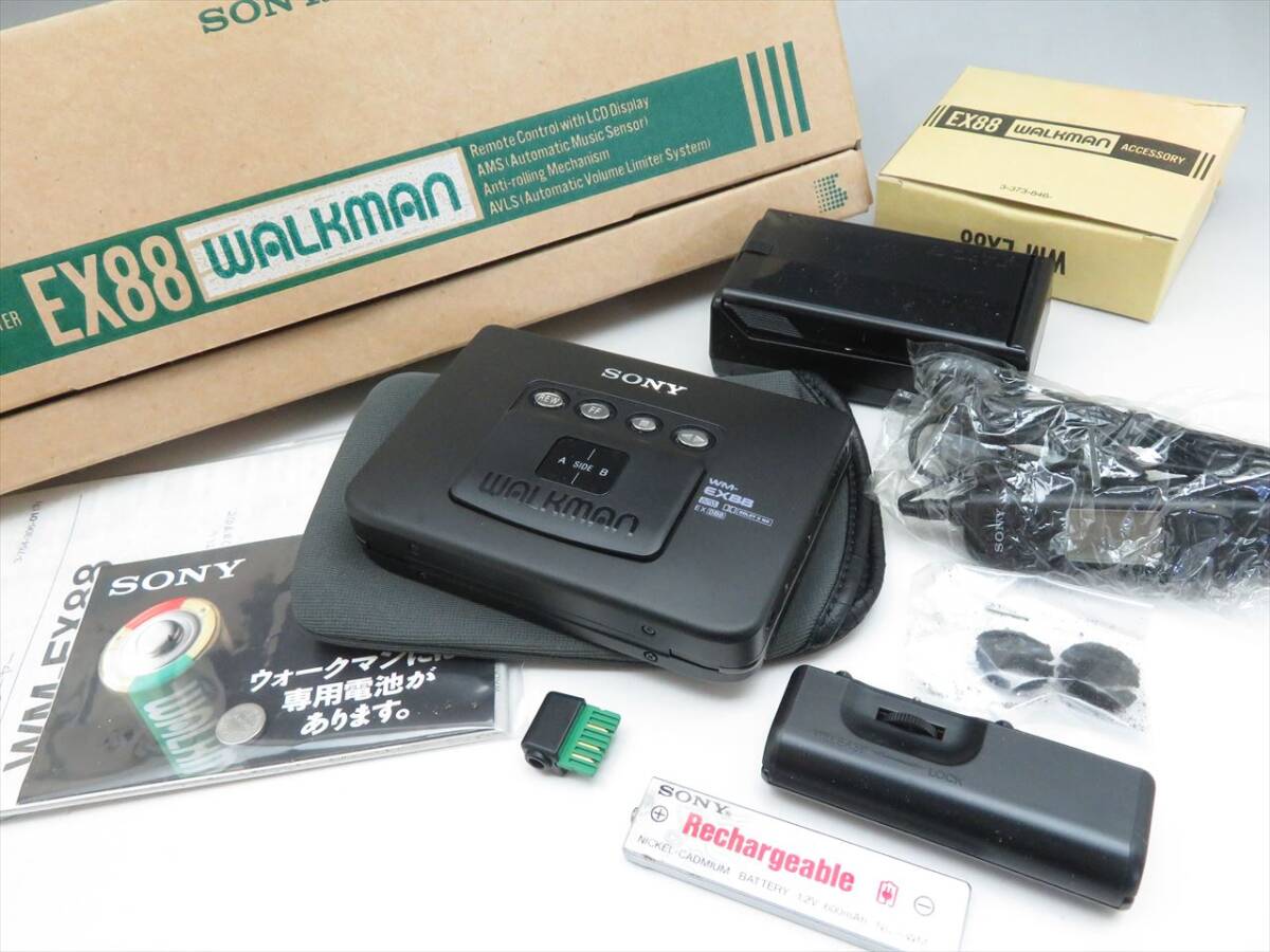 ◆◇SONY WALKMAN ソニー ウォークマン WM-EX88 カセットプレーヤー 箱付◇◆_画像1