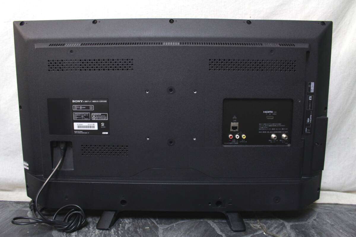 45 SONYソニーKJ-32W500E/19年製BRAVIAブラビア液晶カラー テレビ32V型ブラック系リモコン/HDE-LDA1U3-BA外付けHDD(1TB)付/動作OKの画像7