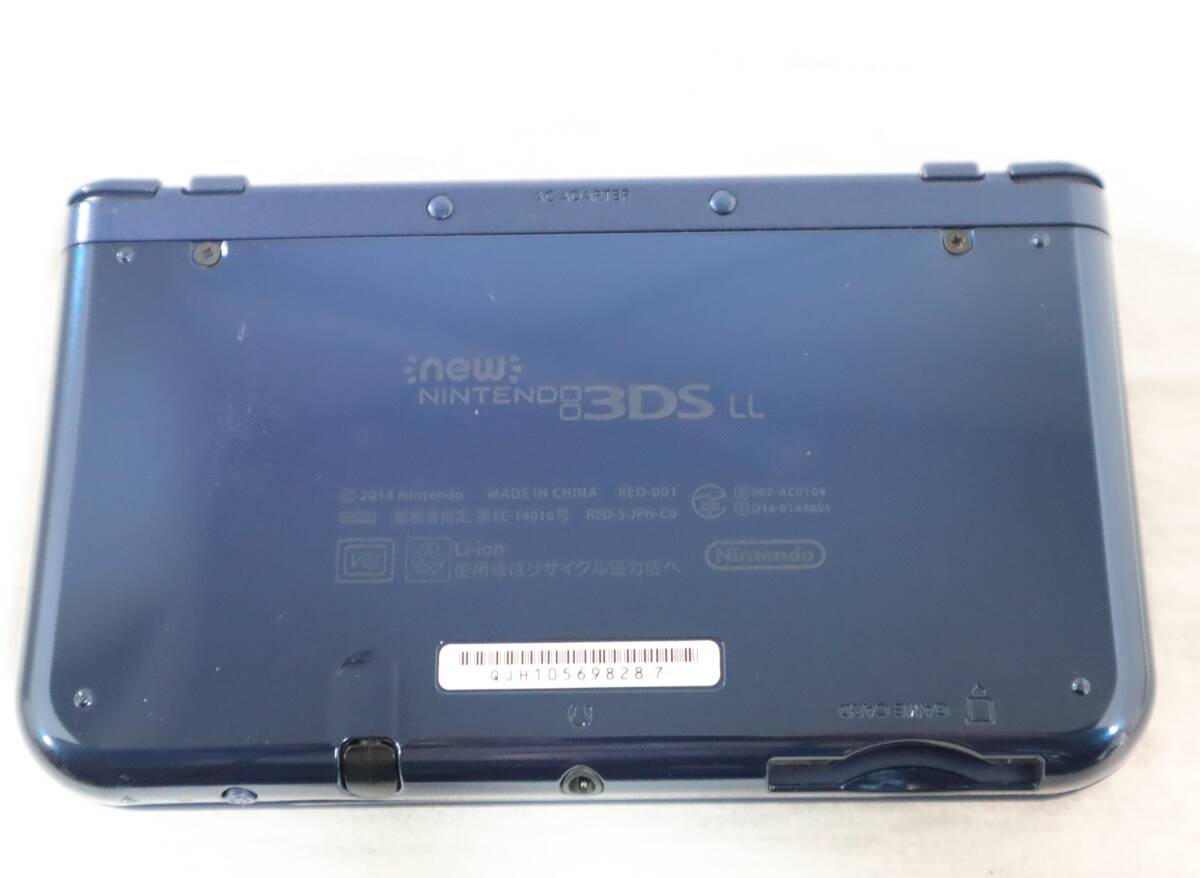 30Nintendoニンテンドー◆New Nintendo 3DS LL/RED-001◆メタリックブルー◆タッチペン付き◆動作確認OK_画像6