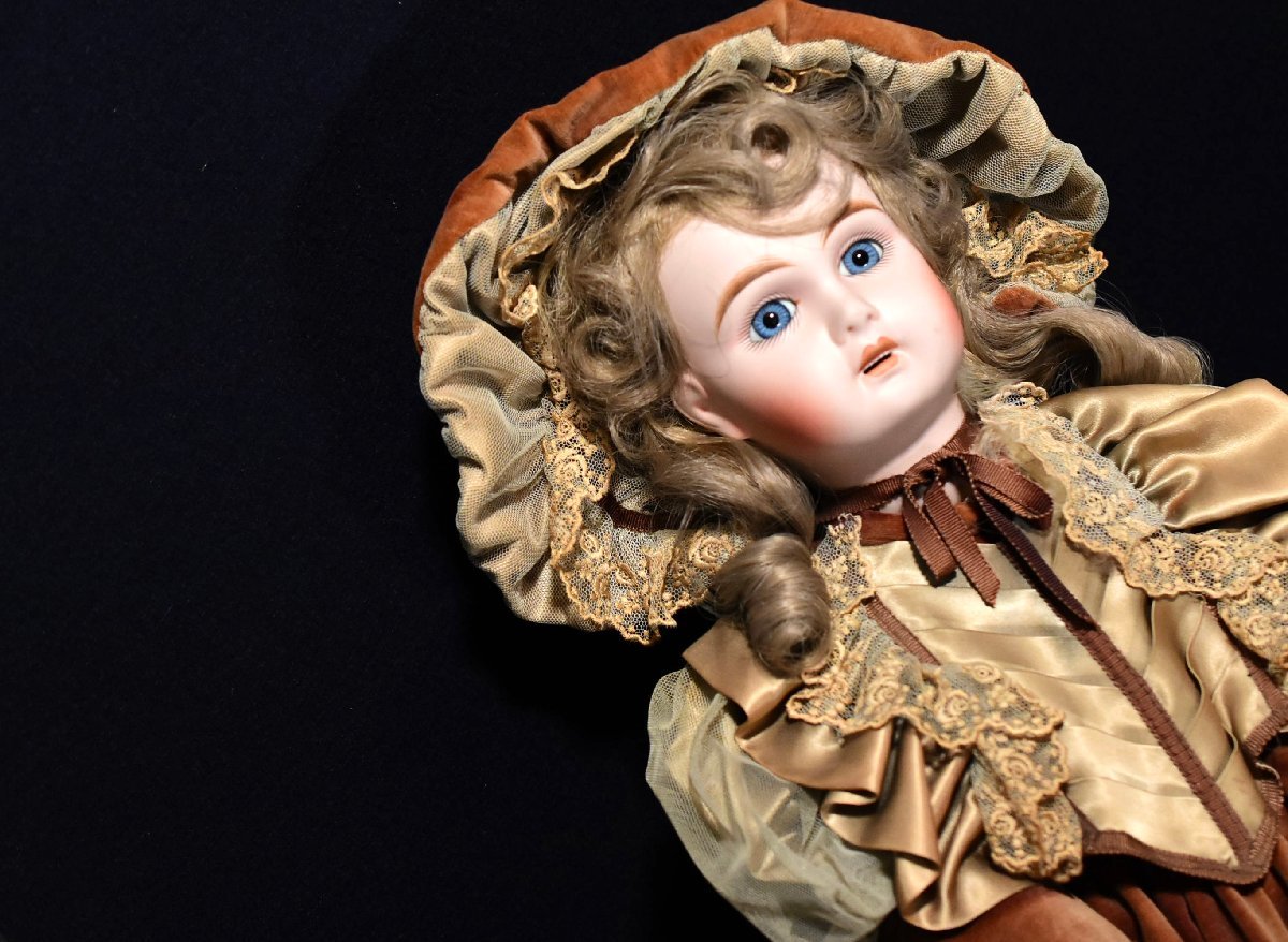(1-3885)ビスクドール『コレクターズドール』collectors doll 女の子 人形 ドール doll ビスク ヴィンテージ 【緑和堂】_画像4