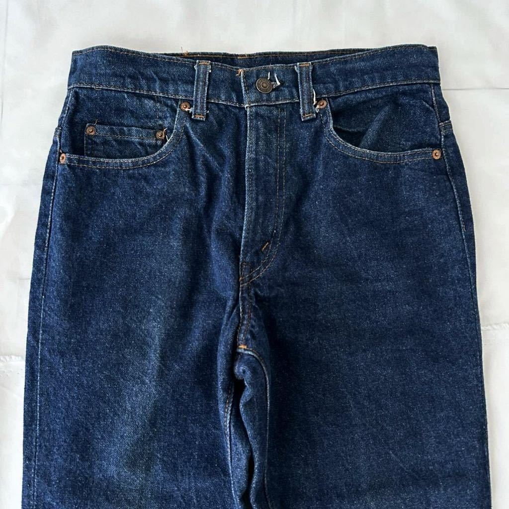 黒カン 82年製 42TALONジッパー LEVI'S 517 - 0217 W30 オリジナル ブーツカット （ ビンテージ リーバイス 80年代 66後期 フレア 646 70s_画像2