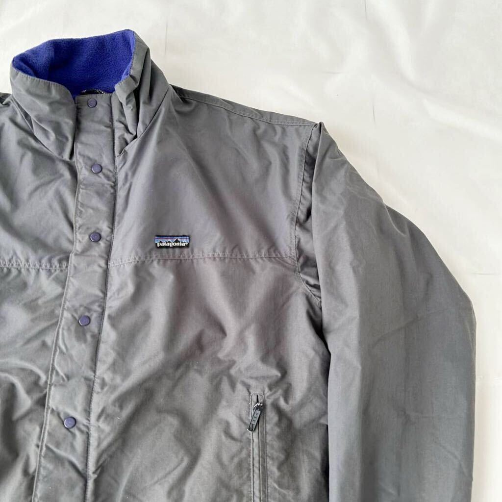 USA製 80s Patagonia ソフトシェル シェルドキャプリーン ジャケット シェルドシンチラ フリース ジャケット L （ ビンテージ パタゴニア_画像2