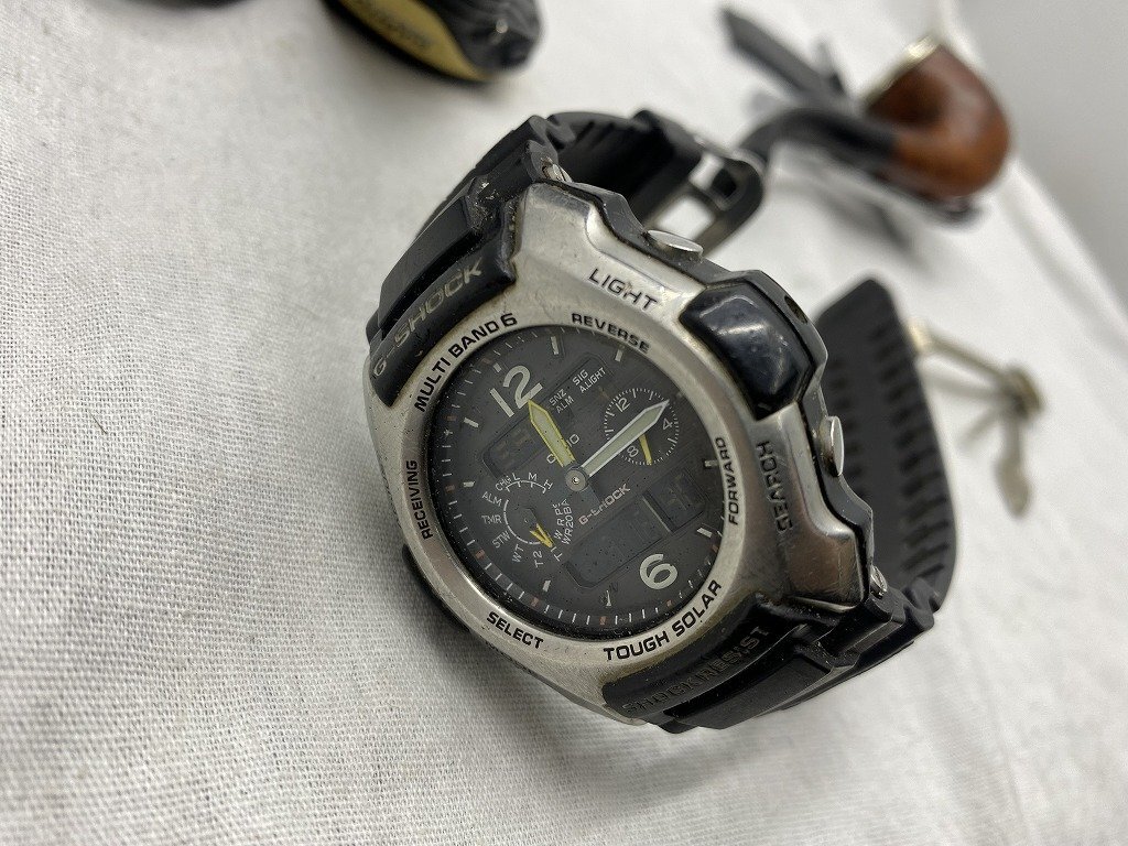 ■超希少【ブランドバラエティセット SUUNTO REGATTA CASIO カシオ GW-2500 BGA-150 喫煙具 パイプ 腕時計 大量セット】SH-18044の画像6