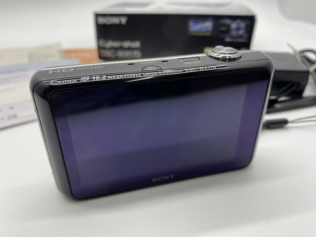 ■綺麗【SONY ソニー タッチパネル高性能コンパクト デジタルスチルカメラ DSC-WX170 光学10倍ズーム 有効1820万画素 取説 箱付】SH-18259_画像4