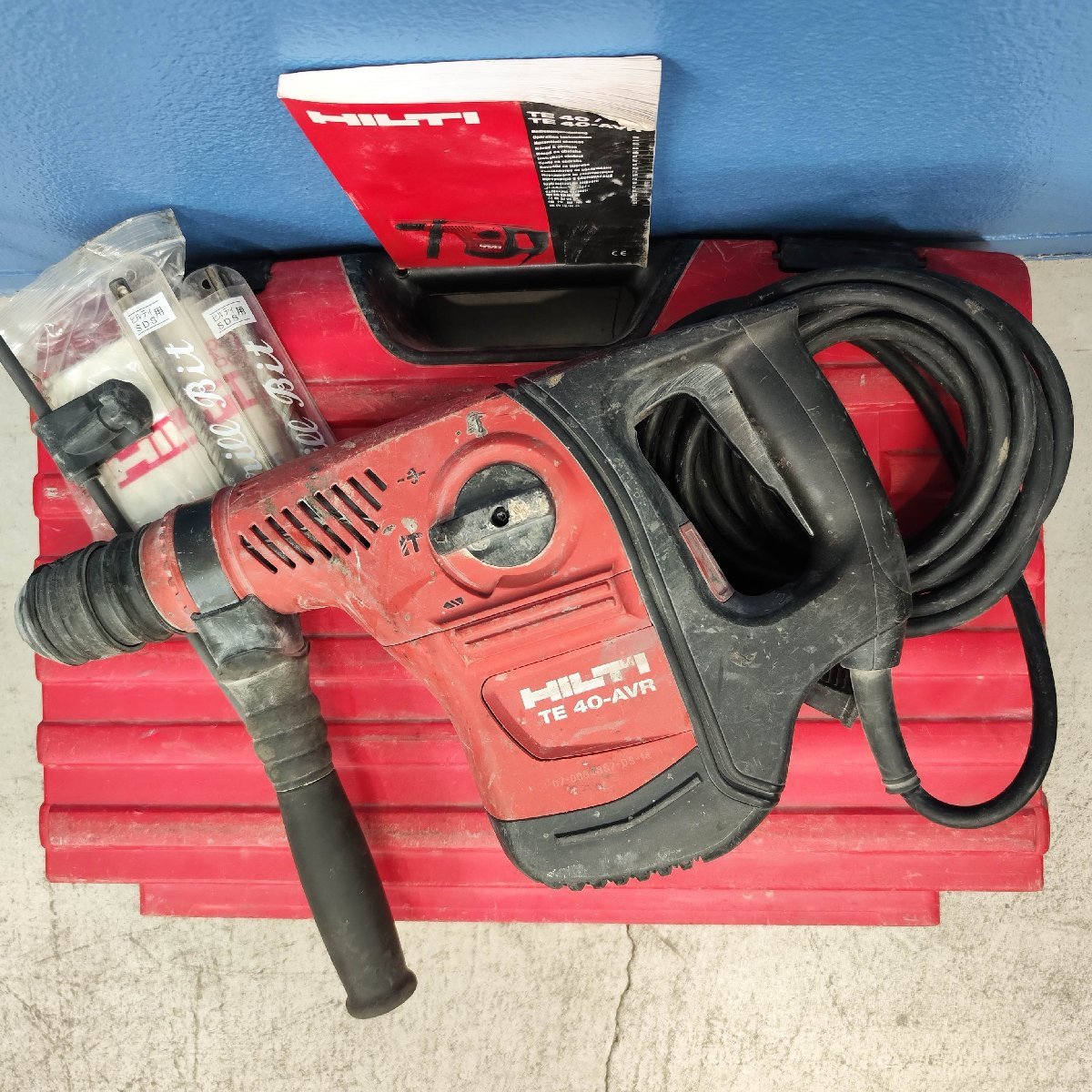 ε美品【HILTI ヒルティ コンビハンマドリル TE40-AVR 住まい インテリア 工具 DIY用品 電動工具 ドリル ドライバー レンチ】KH11526_画像1